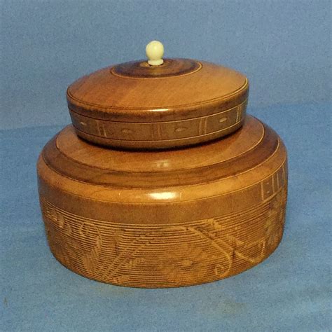 antique wood box metal lid half moon|VintageRound Trinket Box and Lid with Half Moon Design .